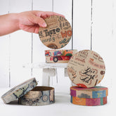 Circle Gift Box: 4" x 1.5"